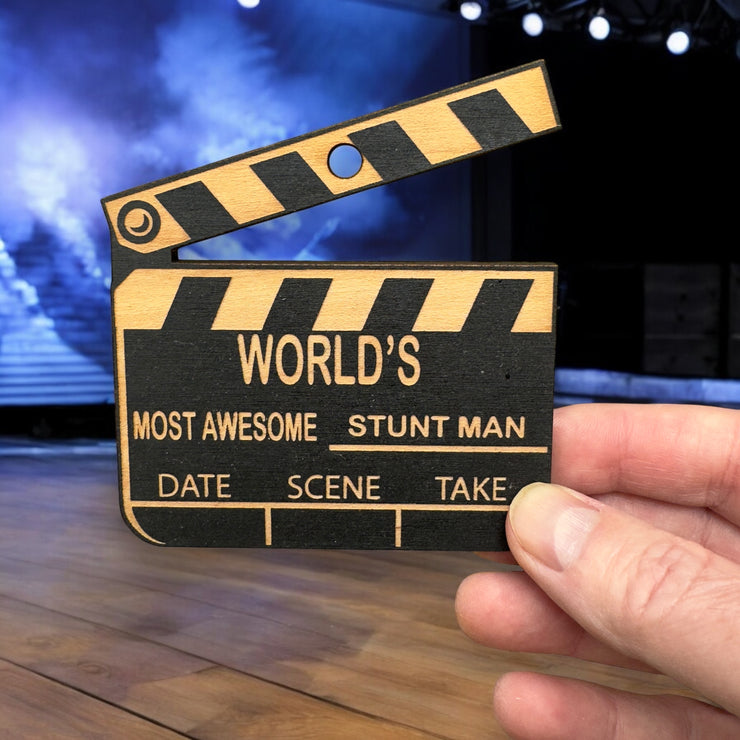 Worlds most awesome Stunt Man - Ornament Black