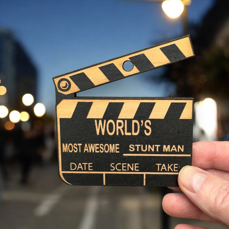 Worlds most awesome Stunt Man - Ornament Black