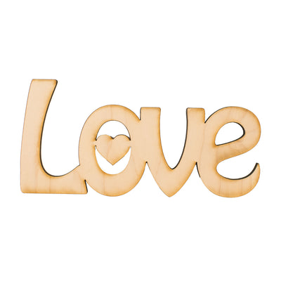 Love Sign - Art Kit - RAW Wood 7"x3"