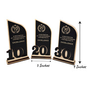Award - Trophy - CUSTOM - Anniversary Year - 9x5 Inches