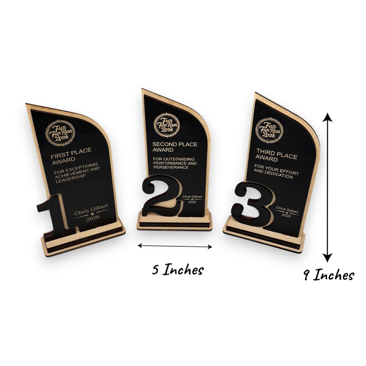 Award - PERSONALIZED - Trophy Award 1st 2nd 3rd Place