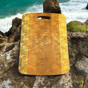 Mermaid Cutting Board 14''x9.5''x.5'' Bamboo