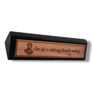Desk Wedge Name plate - Marcus Aurelius - 11 Inches