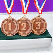Award - PERSONALIZED 1st 2nd & 3rd Place Standard Medals - Cedar