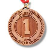 Award - PERSONALIZED 1st 2nd & 3rd Place Standard Medals - Cedar