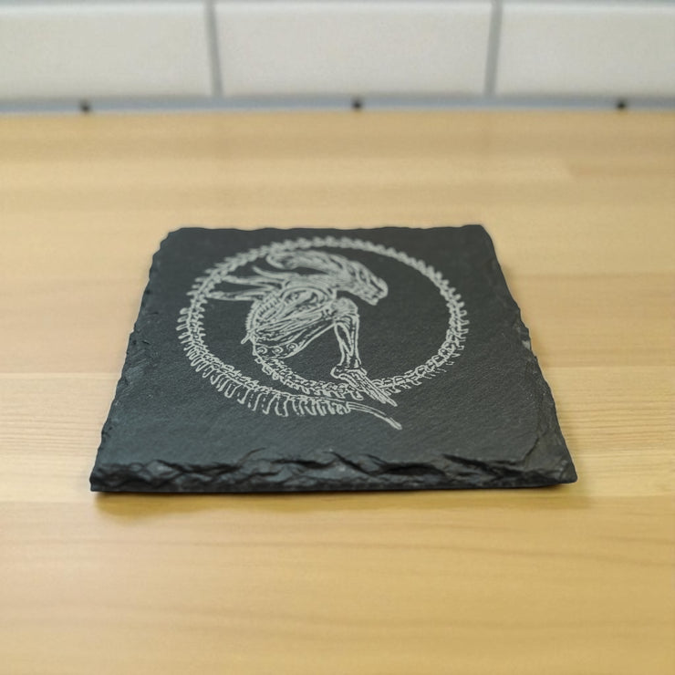 Coaster - Slate - Alien Fossil - SET OF 2
