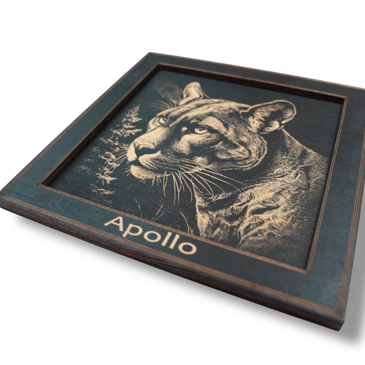 Framed Art - PERSONALIZED - CUSTOM - Puma