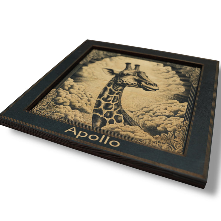 Framed Art - PERSONALIZED - CUSTOM - Giraffe
