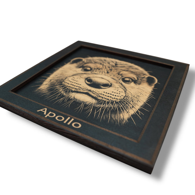 Framed Art - PERSONALIZED - CUSTOM - Otter