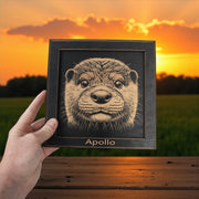 Framed Art - PERSONALIZED - CUSTOM - Otter