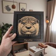 Framed Art - PERSONALIZED - CUSTOM - Otter