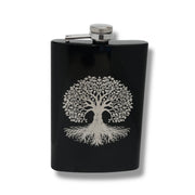8oz - CUSTOM - Celtic Tree of Life Flask