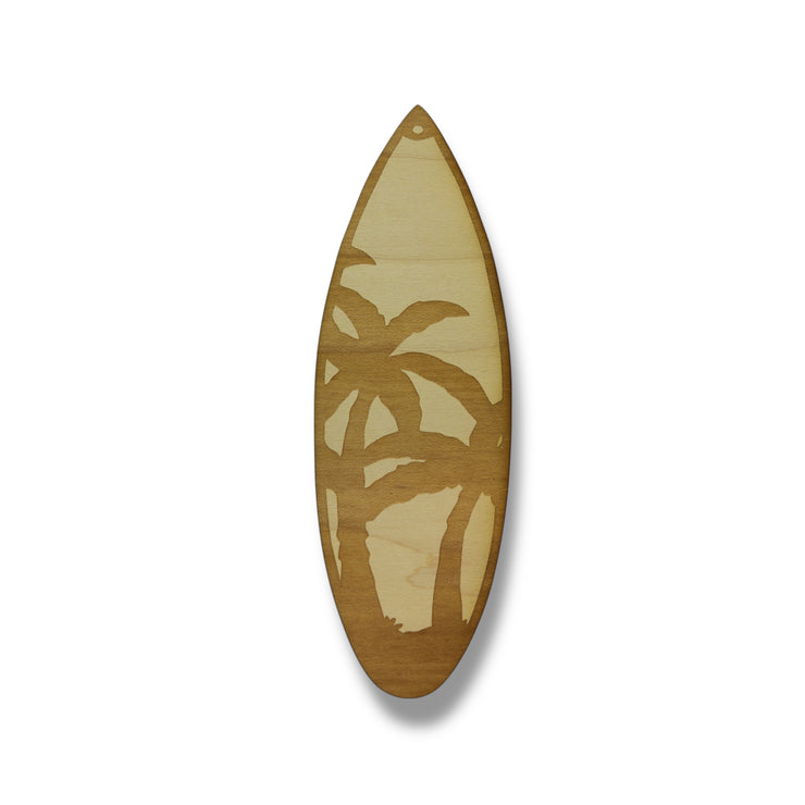 Sign - Custom - Palm Tree Surfboard