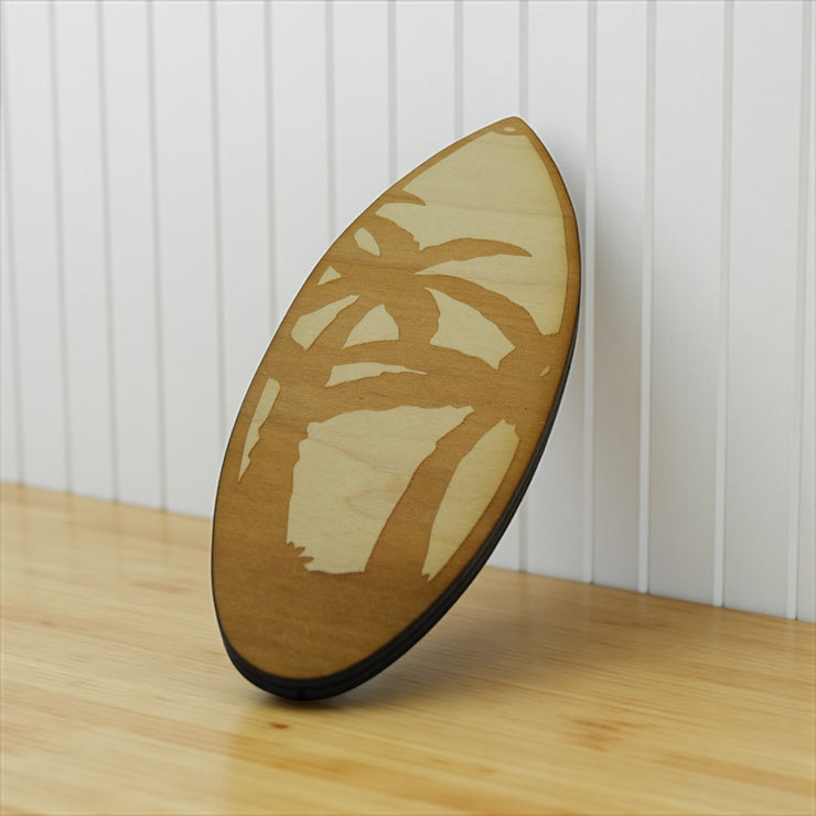 Sign - Custom - Palm Tree Surfboard
