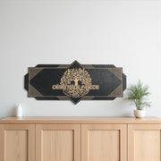 Art Deco Céad Míle Fáilte - A Hundred Thousand Welcomes - CUSTOM - BLACK Sign