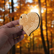 Ornament - She Believed She Could so She Did - Raw Wood 3x3in