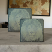 Coaster - Slate - Lion - SET OF 2