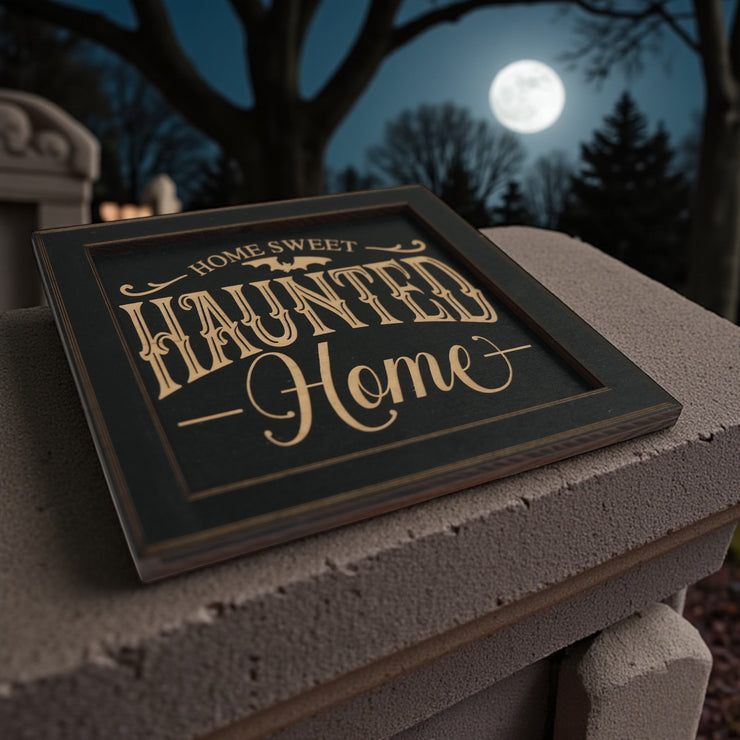 Framed Art - CUSTOM - Home Sweet Haunted Home - Halloween