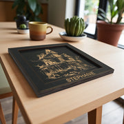 Framed Art - PERSONALIZED - CUSTOM - Haunted Mansion - Halloween