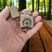 Lighter - Skull Branding High Polish Chrome
