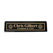 Desk Wedge Name Plate - PERSONALIZED - Demon Trap - 11 Inches