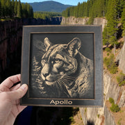 Framed Art - PERSONALIZED - CUSTOM - Puma