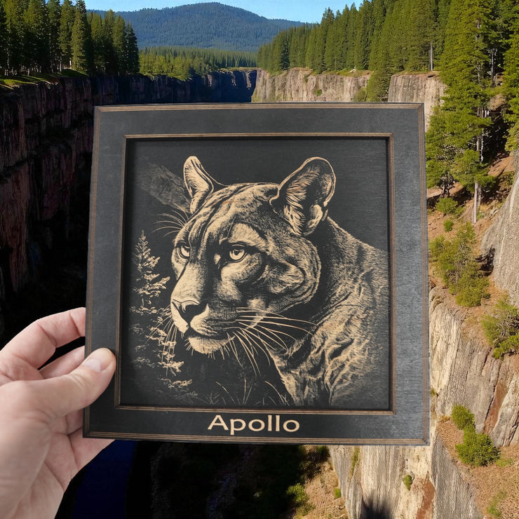 Framed Art - PERSONALIZED - CUSTOM - Puma