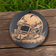 Ornament - Black - Football SET of 3