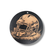 Ornament - Black - Football SET of 3
