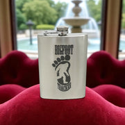 8oz Bigfoot Tracker Stainless Steel Flask
