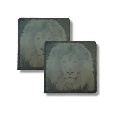 Coaster - Slate - Lion - SET OF 2