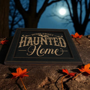 Framed Art - CUSTOM - Home Sweet Haunted Home - Halloween