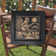 Framed Art - CUSTOM - Rooster BBQ Guitar