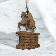 When you Arise in the Morning Marcus Aurelius CEDAR Ornament
