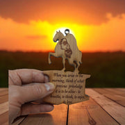 When you Arise in the Morning Marcus Aurelius CEDAR Ornament