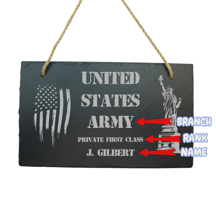 UNITED STATE MILITARY GIFT ITEMS - PERSONALIZED - CUSTOM