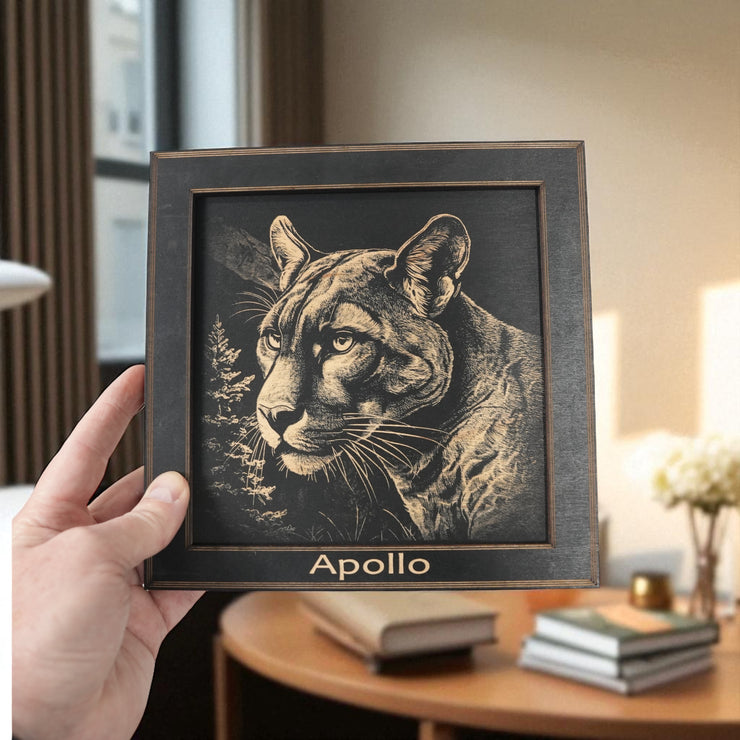 Framed Art - PERSONALIZED - CUSTOM - Puma