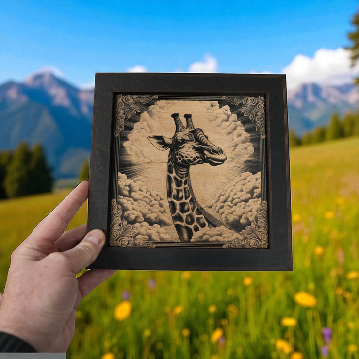 Framed Art - CUSTOM - Giraffe