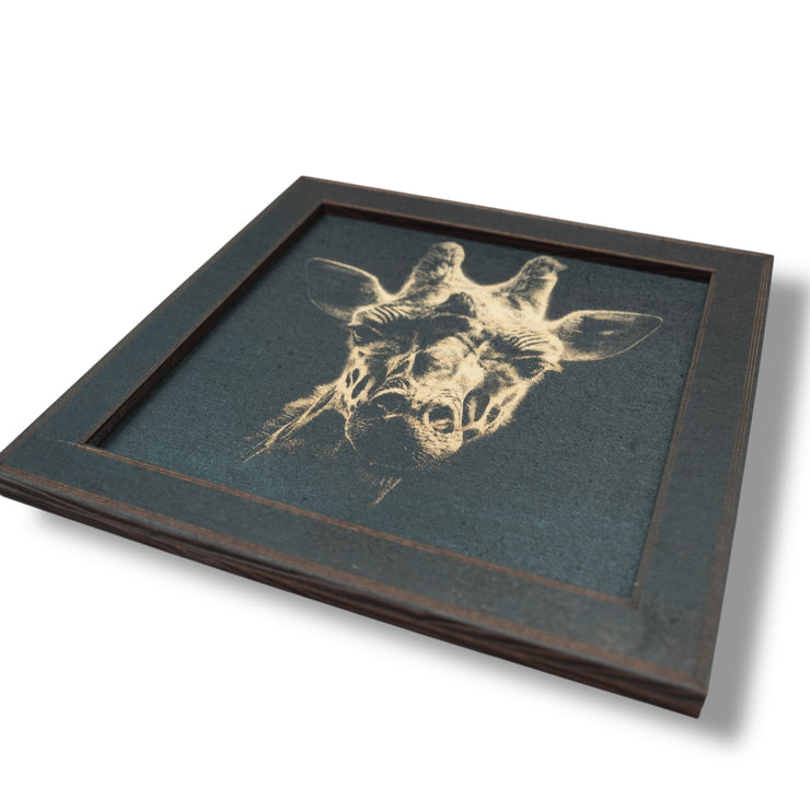 Framed Art - CUSTOM - Giraffe SET of 3 Pictures