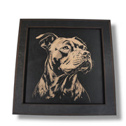 Framed Art - CUSTOM - Pit Bull SET of 3 Pictures