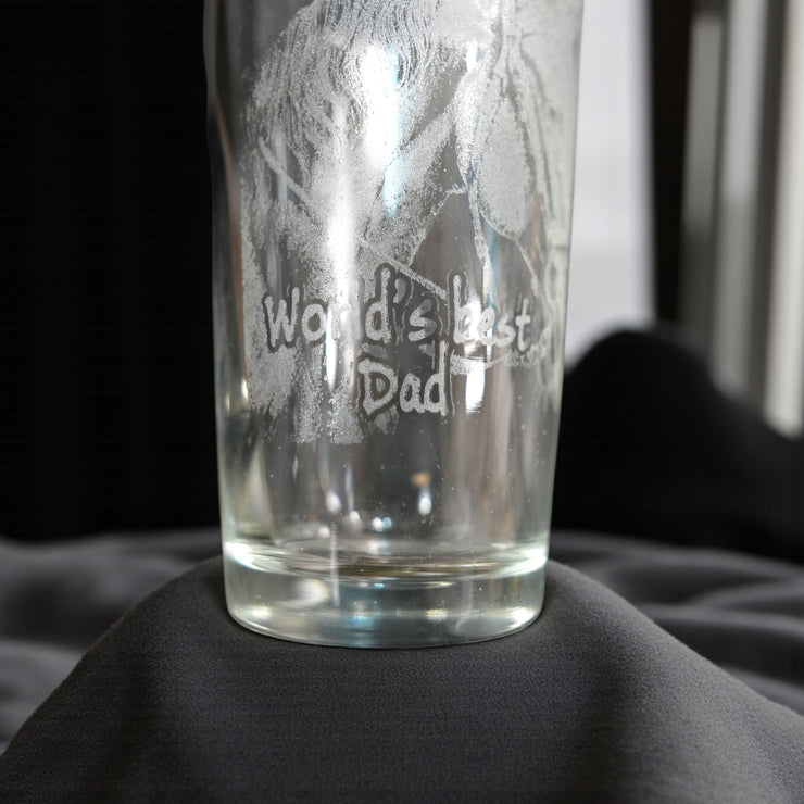 16oz Beer Mug - Worlds best Dad with Horse