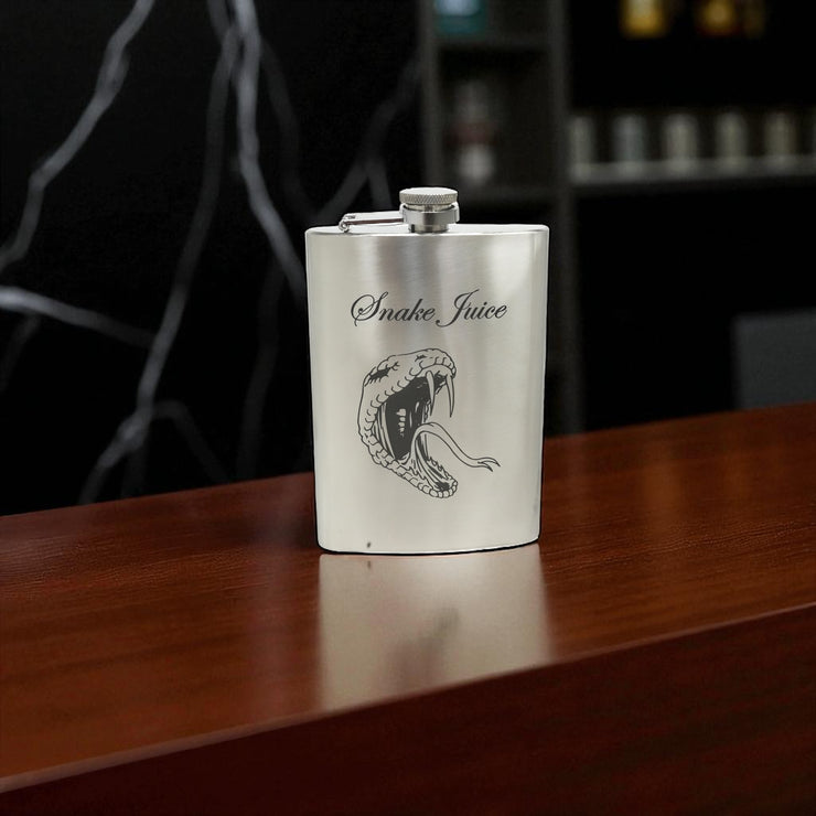 8oz Snake Juice Stainless Steel Flask
