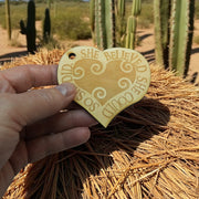 Ornament - She Believed She Could so She Did - Raw Wood 3x3in