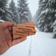Ornament - CUSTOM - Pennsylvania State with Cities