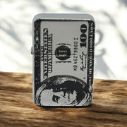 Lighter - 100 Dollar Bill High Polish Chrome
