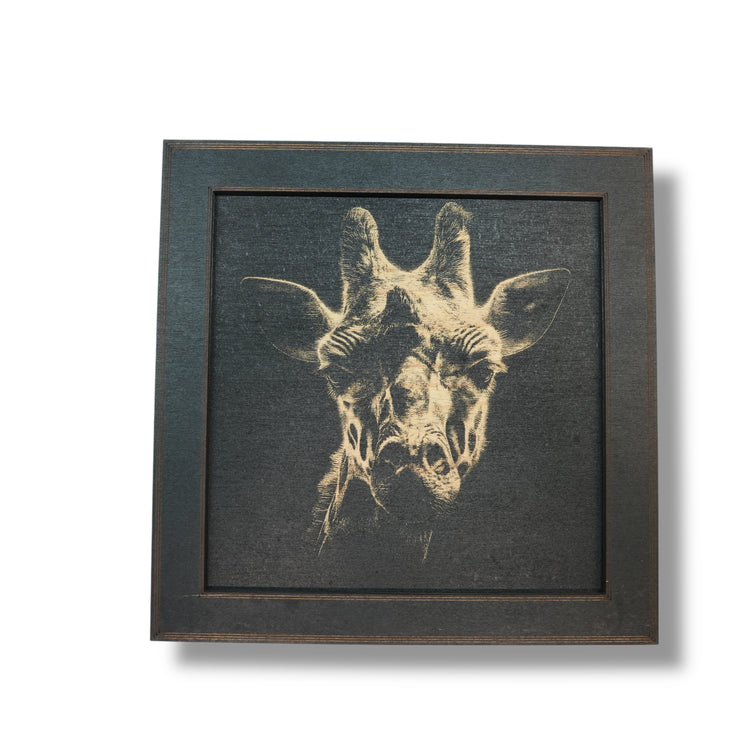 Framed Art - CUSTOM - Giraffe SET of 3 Pictures