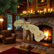 Ornament - CUSTOM - Hawaii State with Cities