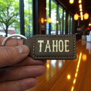 Keychain - Rectangle - Tahoe - Leather