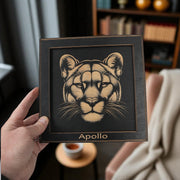 Framed Art - PERSONALIZED - CUSTOM - Mountain Lion