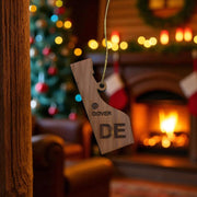 Ornament - CUSTOM - Delaware State with Cities